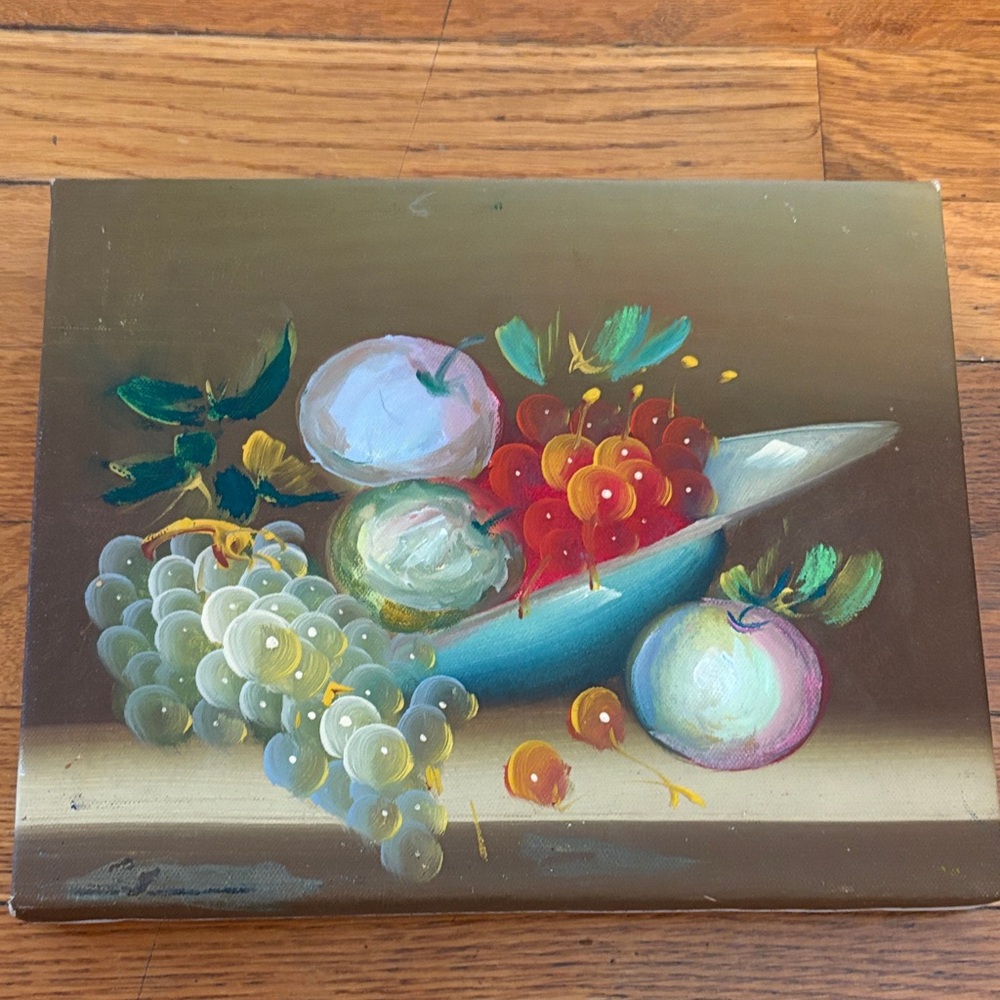 Colorful Fruit Still Life Painting